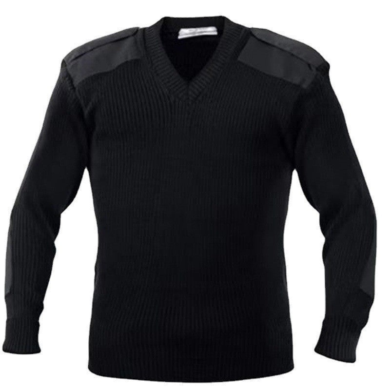 Men's textured knit top with shoulder details Lisslune