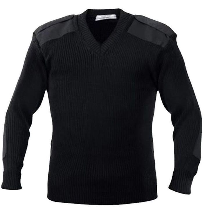 Men's textured knit top with shoulder details Lisslune