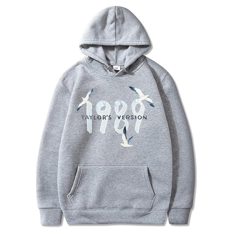 Women's hooded sweatshirt with creative bird design and high-quality cotton Lisslune