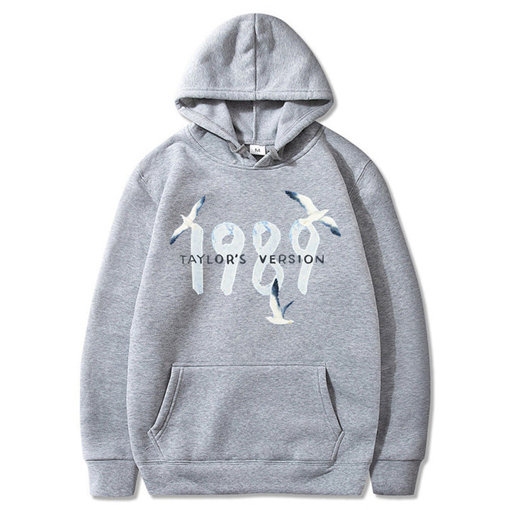 Women's hooded sweatshirt with creative bird design and high-quality cotton Lisslune