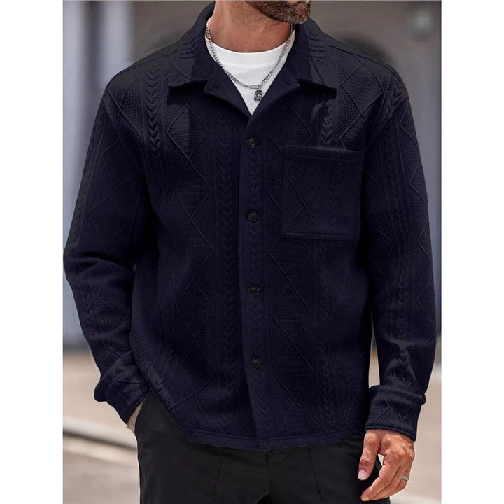 Men's textured leisure jacket Lisslune