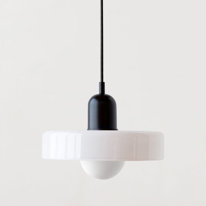 Lisslune | Coloured Glass Pendant Light – Elegant Bauhaus-Style Hanging Lamp for Living Room & Dining Area