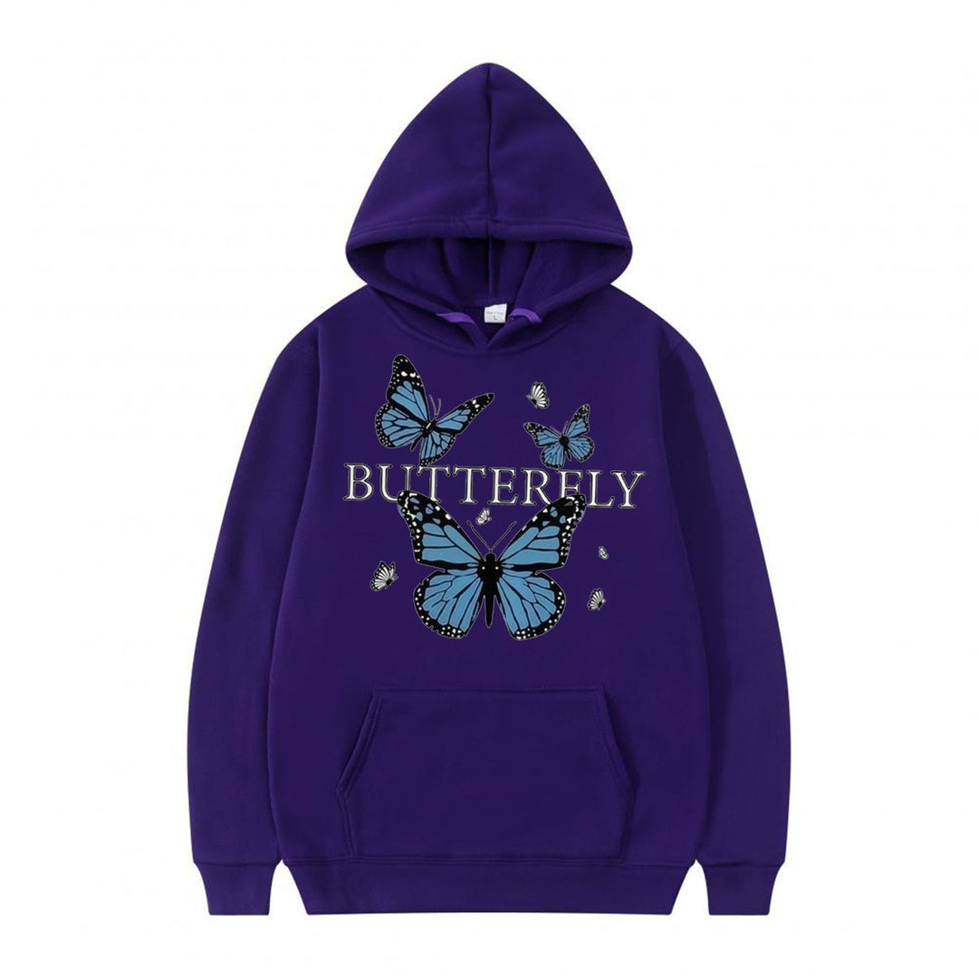 Women's hoodie with butterfly motif Lisslune