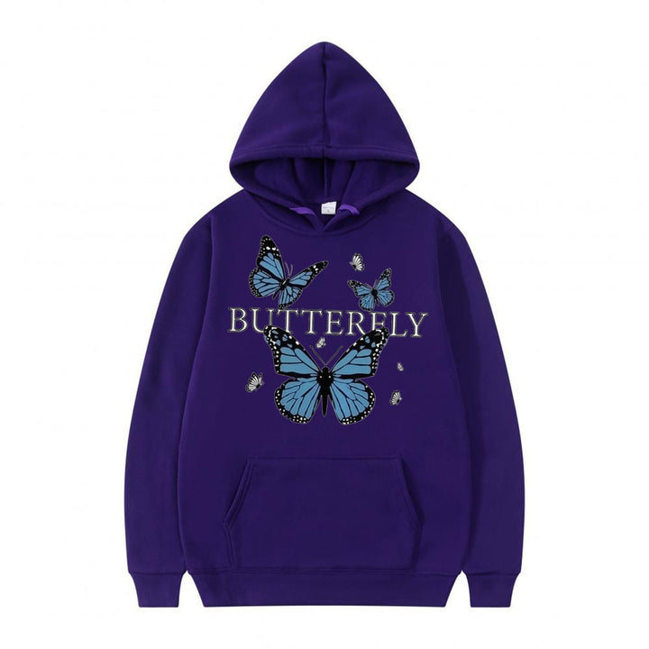 Women's hoodie with butterfly motif Lisslune