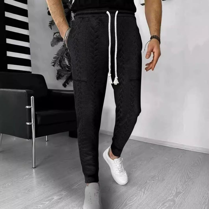 Men's cargo jogging pants with elastic waistband and practical pockets Lisslune