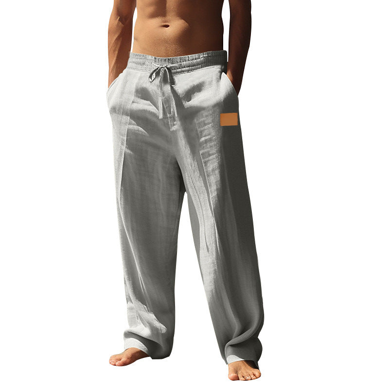Men's lightweight linen pants Lisslune