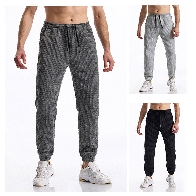 Men's jogging pants with textured surface Lisslune
