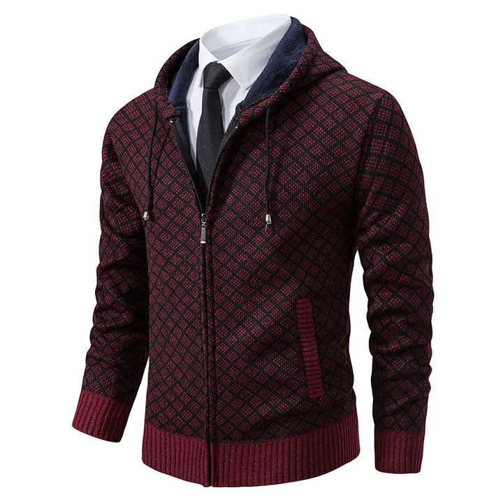 Men's fashionable hoodie sweatshirt with elegant pattern Lisslune
