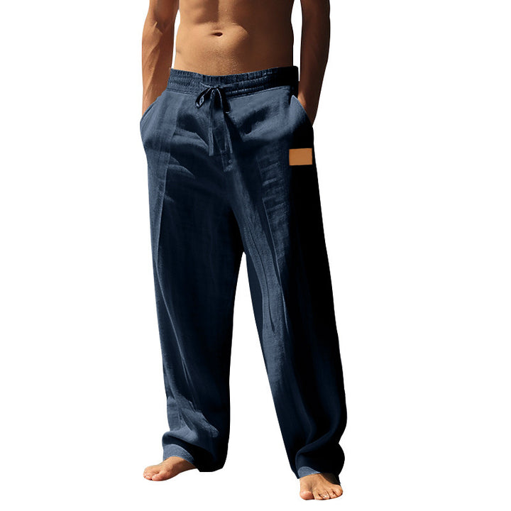 Men's lightweight linen pants Lisslune