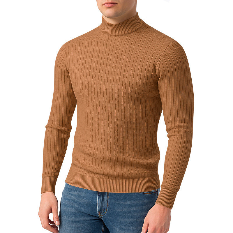 Men's turtleneck sweater made of high-quality knit Lisslune