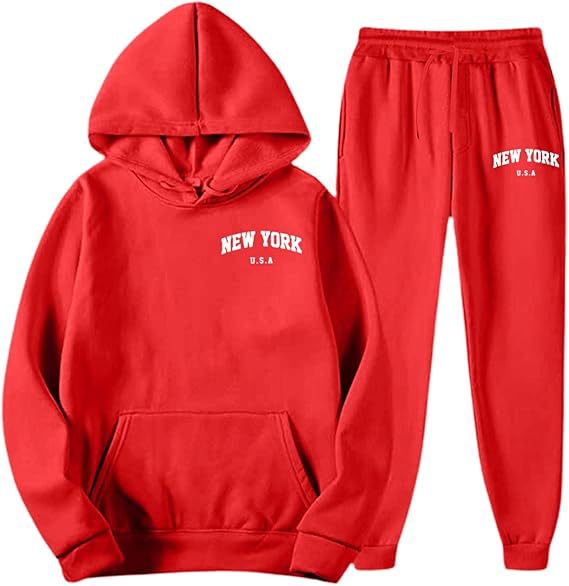 Women's Hooded Sweat Suit with high-quality material and modern lettering Lisslune