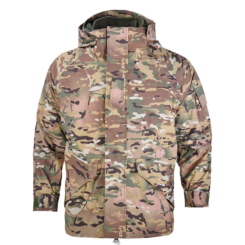 Men's weatherproof camouflage jacket Lisslune