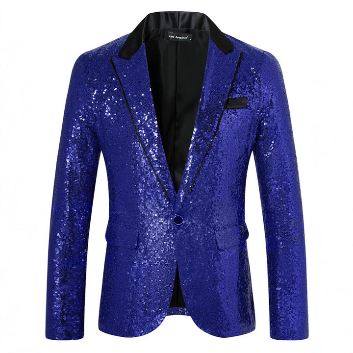 Men's Glamorous Sequin Blazer Lisslune