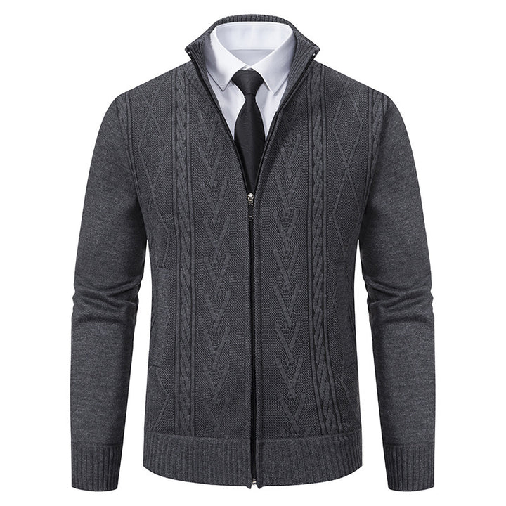 Men's cardigan with structured weave Lisslune