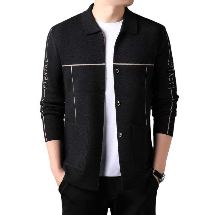 Men's cardigan with modern design and practical pockets Lisslune
