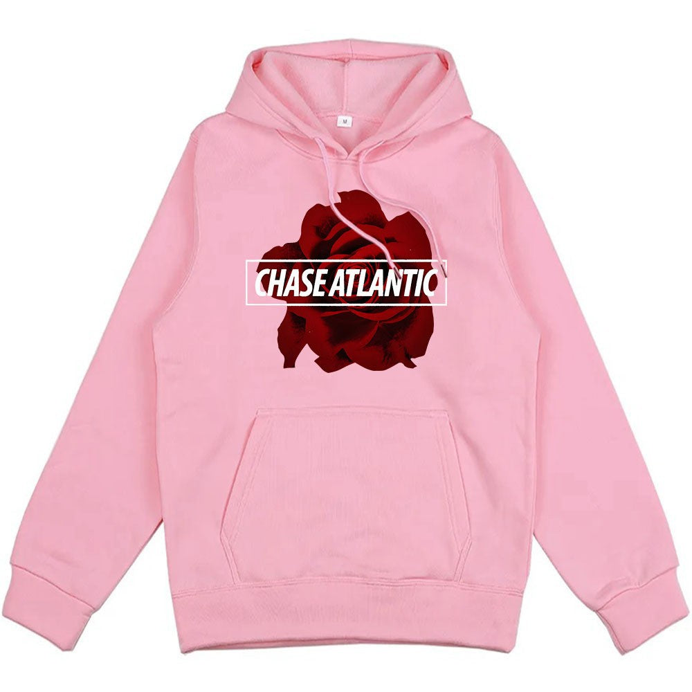 Women's hoodie with romantic rose design Lisslune