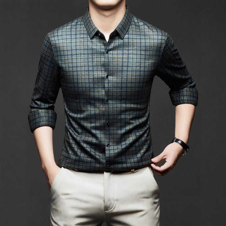 Men's checked shirt Lisslune