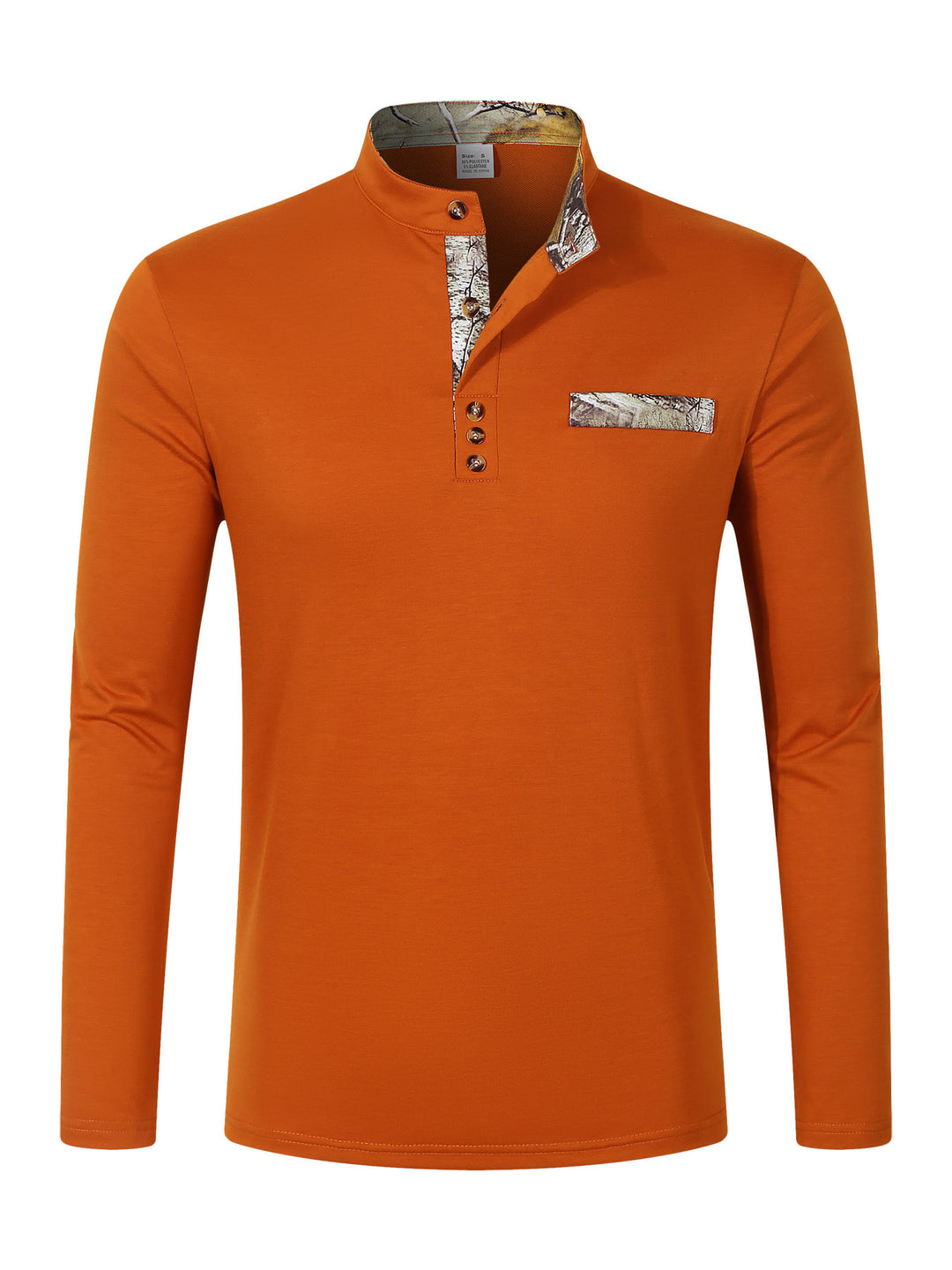 Men's Elegant Long Sleeve Shirt with Creative Collar Lisslune