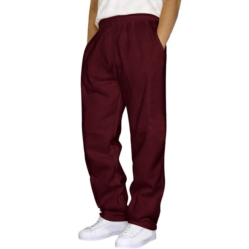 Women's comfortable casual pants with elastic waistband and practical side pockets Lisslune