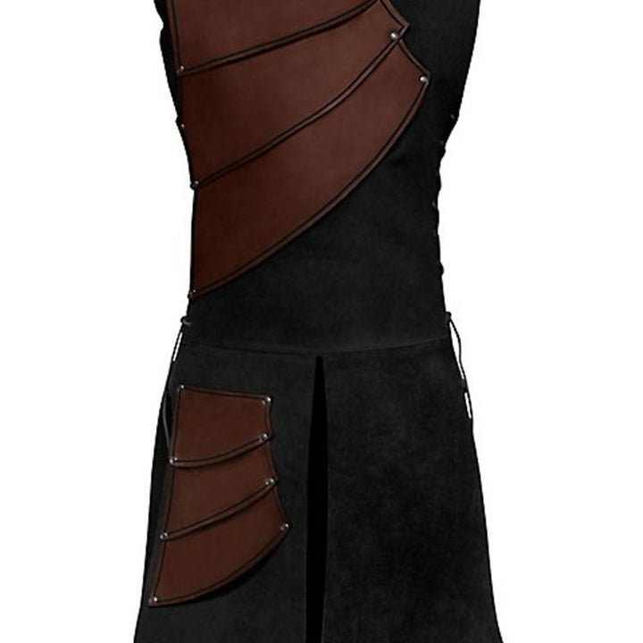 Men's sturdy leather trousers in classic design Lisslune
