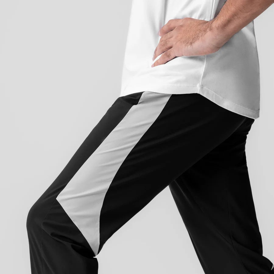 Men's Athletic Training Pants with Side Contrast Panels Lisslune