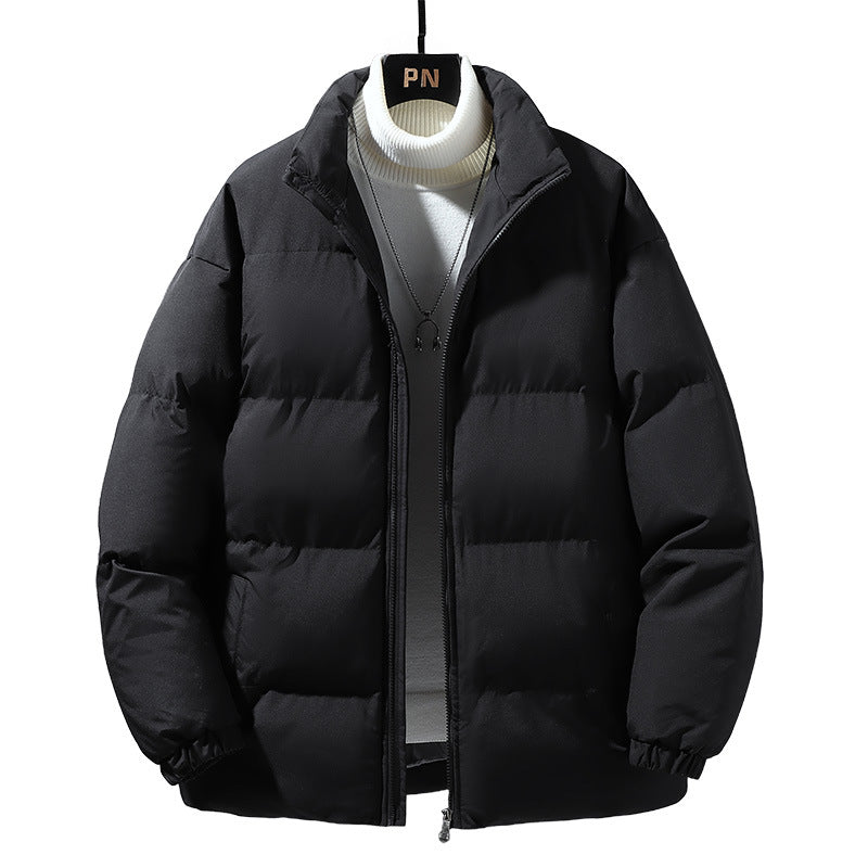 Men's quilted jacket with high collar and elastic cuffs Lisslune