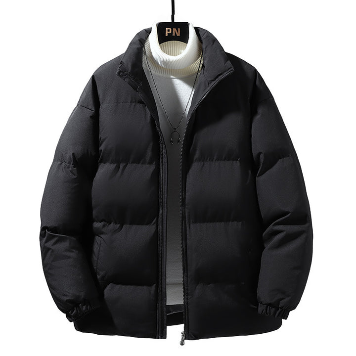 Men's quilted jacket with high collar and elastic cuffs Lisslune