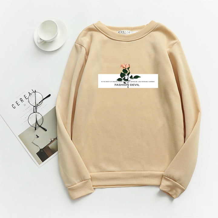 Women’s sweatshirt with floral motif Lisslune