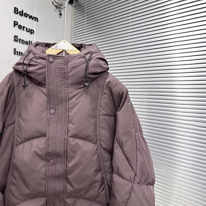 Men's Insulated Winter Jacket with Practical Hood Design Lisslune