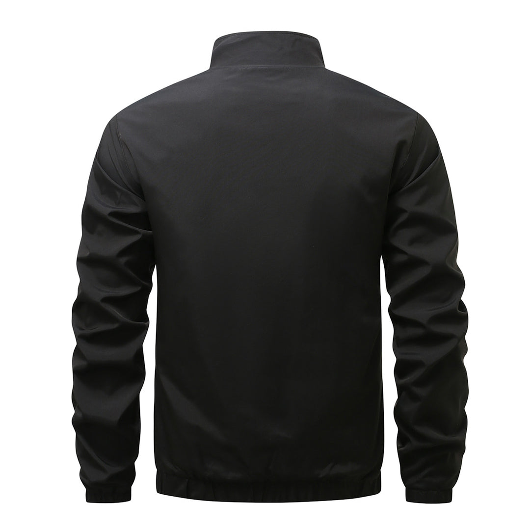 Men's Sporty Jacket with Modern Collar Lisslune