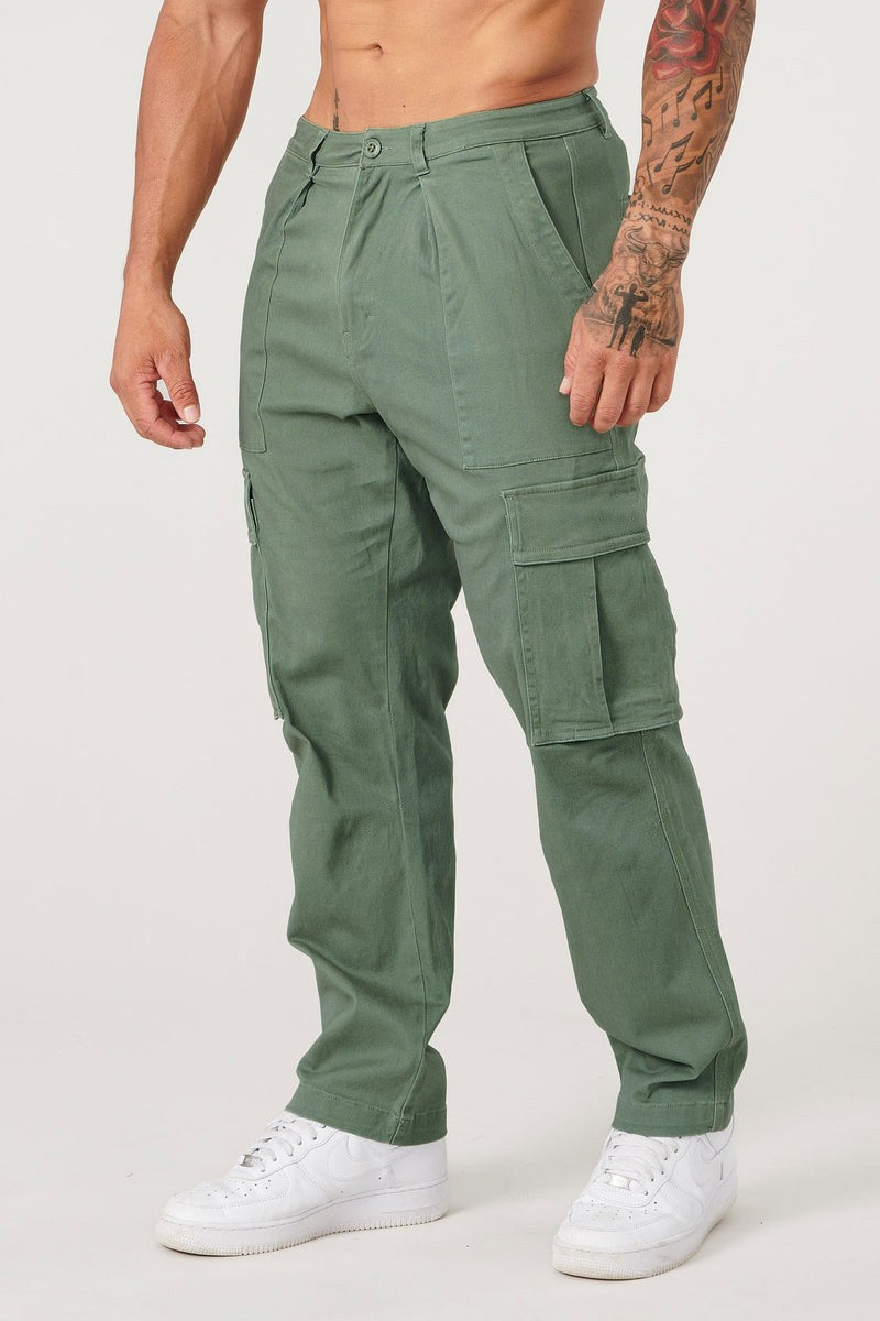 Men's cargo pants with multifunctional pockets and ergonomic cut Lisslune