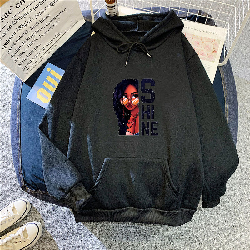 Women’s hoodie with creative feminine design Lisslune