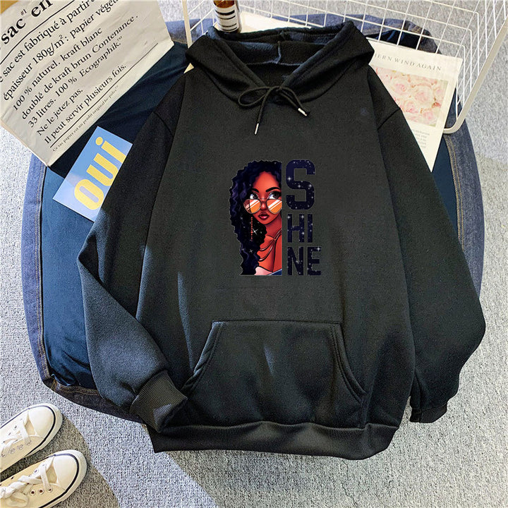 Women’s hoodie with creative feminine design Lisslune