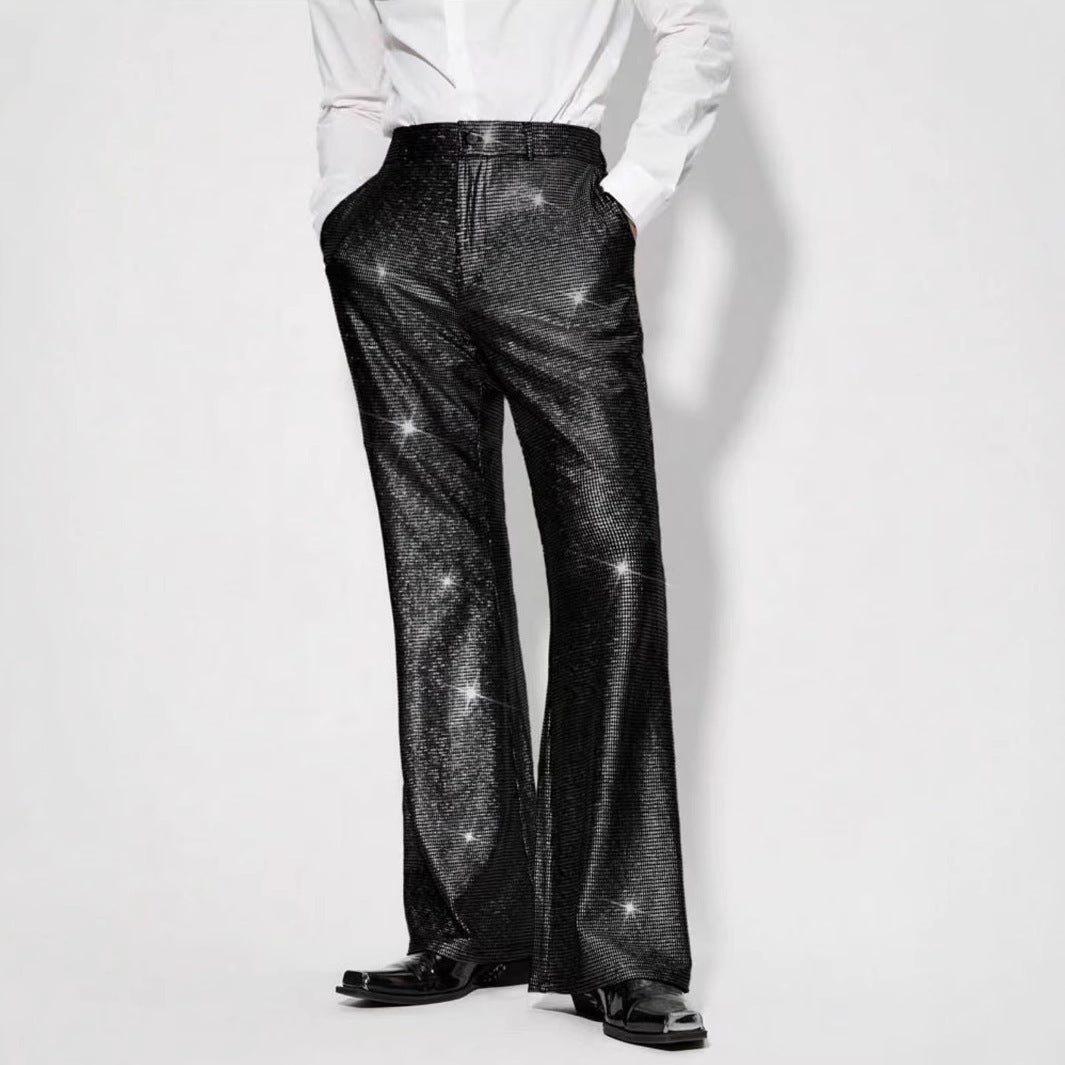 Men's Sparkling Party Pants in Elegant Cut Lisslune
