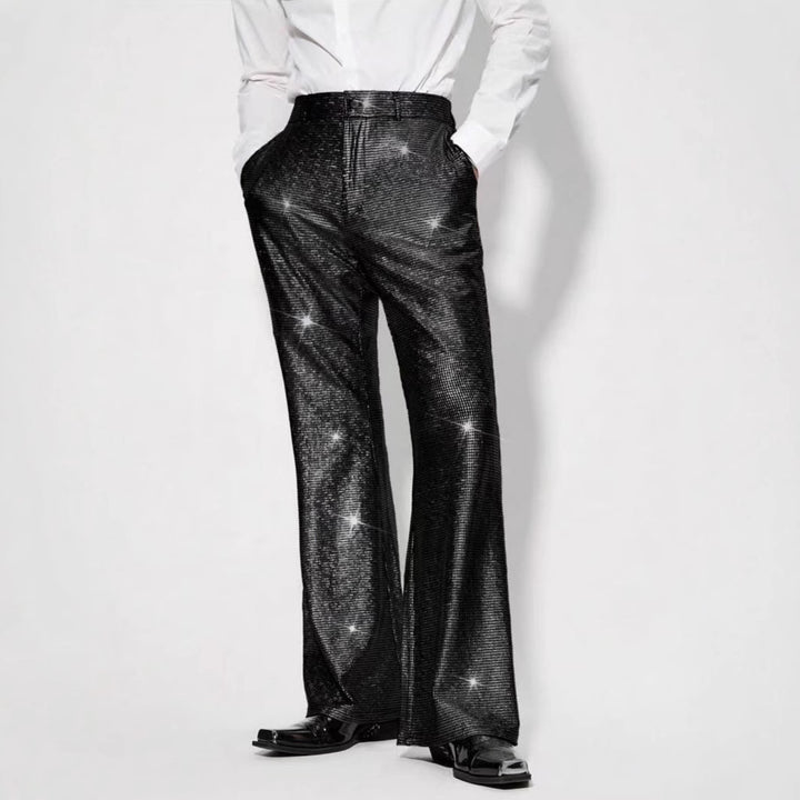 Men's Sparkling Party Pants in Elegant Cut Lisslune