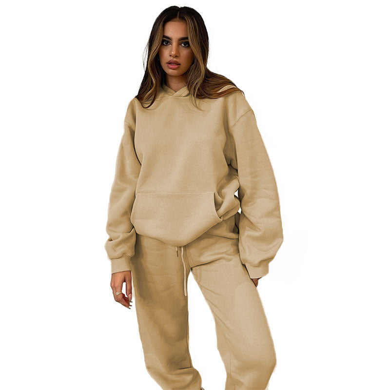Women's comfortable hooded suit made of high-quality sweatshirt material Lisslune