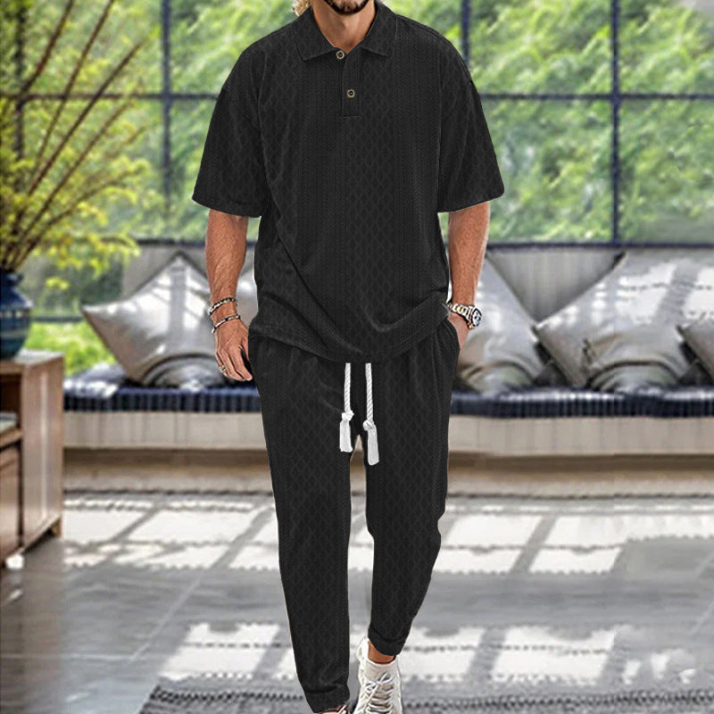 Men's Casual Tracksuit with Fashionable Structure Design Lisslune