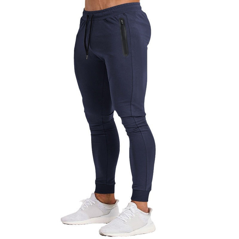Men's sporty jogging pants with zippered pockets and ergonomic cut Lisslune