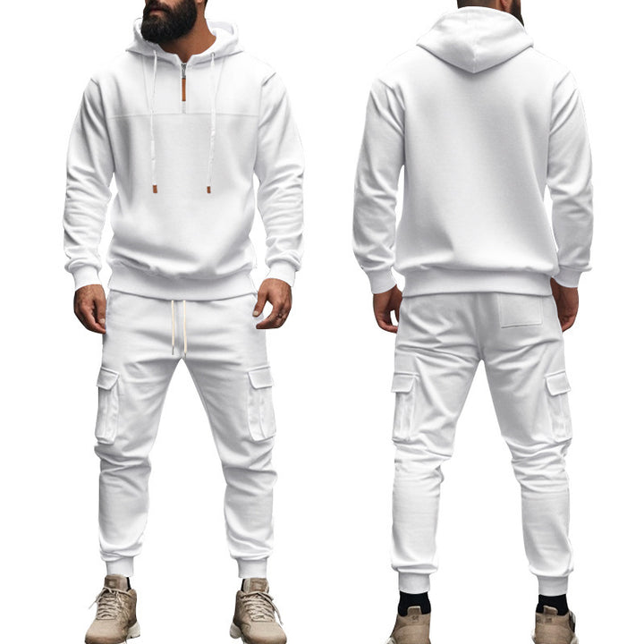Men's sporty hoodie and cargo pants set Lisslune
