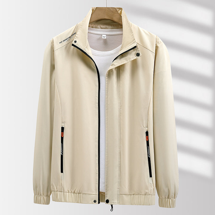 Men's Windproof Transitional Jacket with Practical Hood Design Lisslune