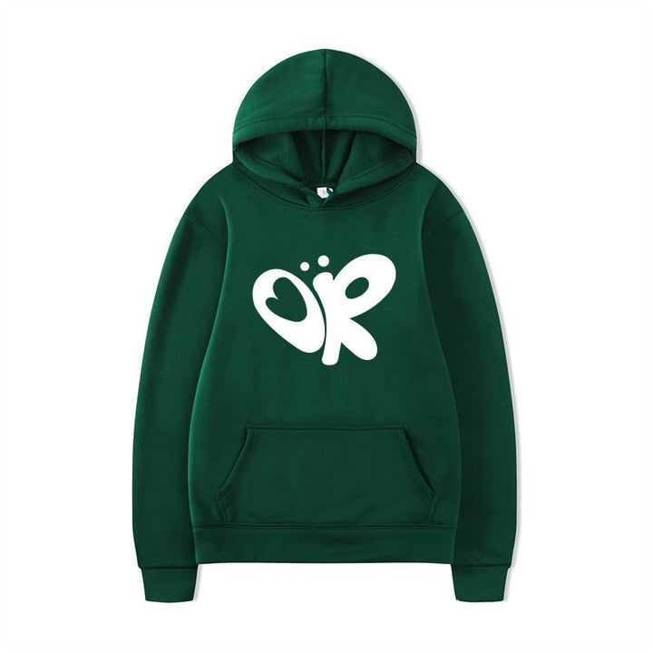 Women’s hoodie with large print and practical kangaroo pocket Lisslune