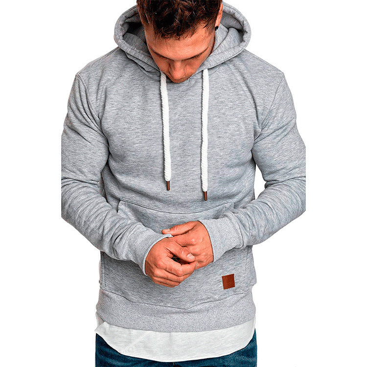 Men's hooded sweater with a fashionable cut and casual lining Lisslune