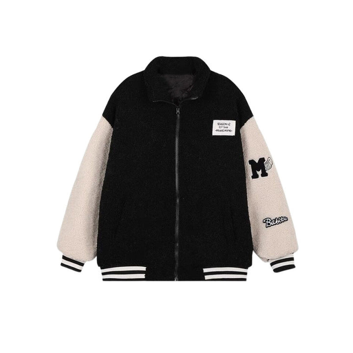 Women's fleece jacket with high collar Lisslune