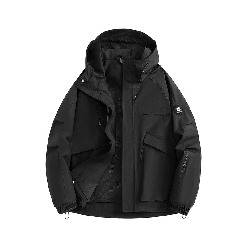 Men's Technical Outdoor Jacket with Versatile Pockets Lisslune