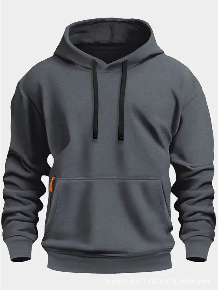 Men's sporty hoodie with practical pockets and breathable material Lisslune
