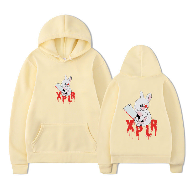 Women's hoodie with striking cartoon motif and comfortable fit Lisslune