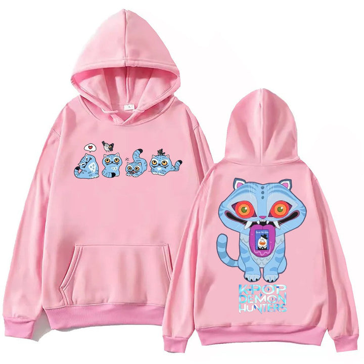 Women's hoodie with artistic animal motif and comfortable fit Lisslune