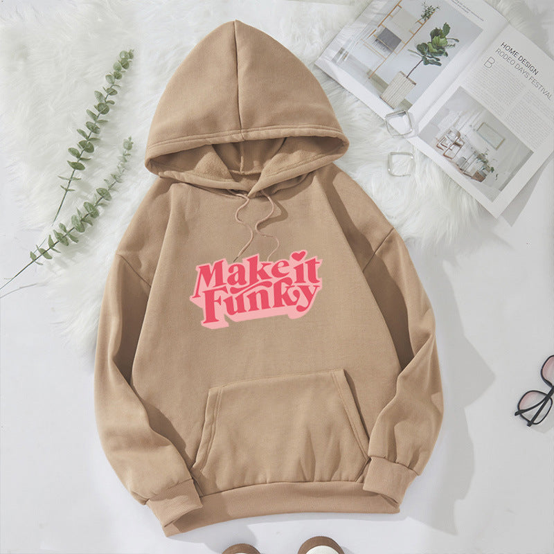 Women's hoodie with playful print Lisslune