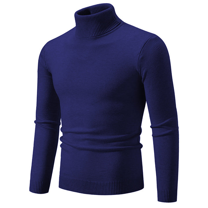 Men's elegant turtleneck sweater made of fine cotton Lisslune
