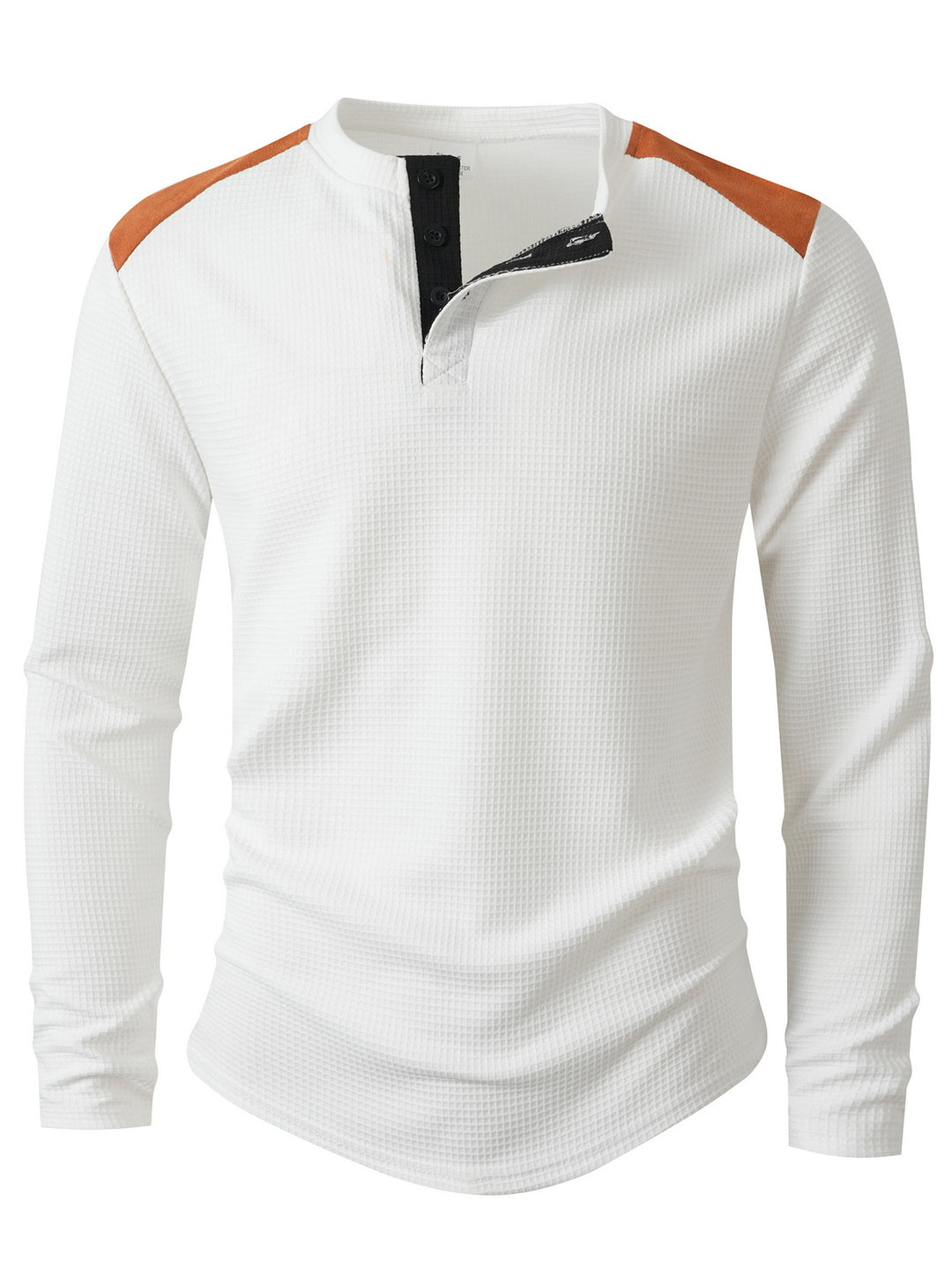 Men's Long Sleeve Shirt with Unique Structure Design Lisslune